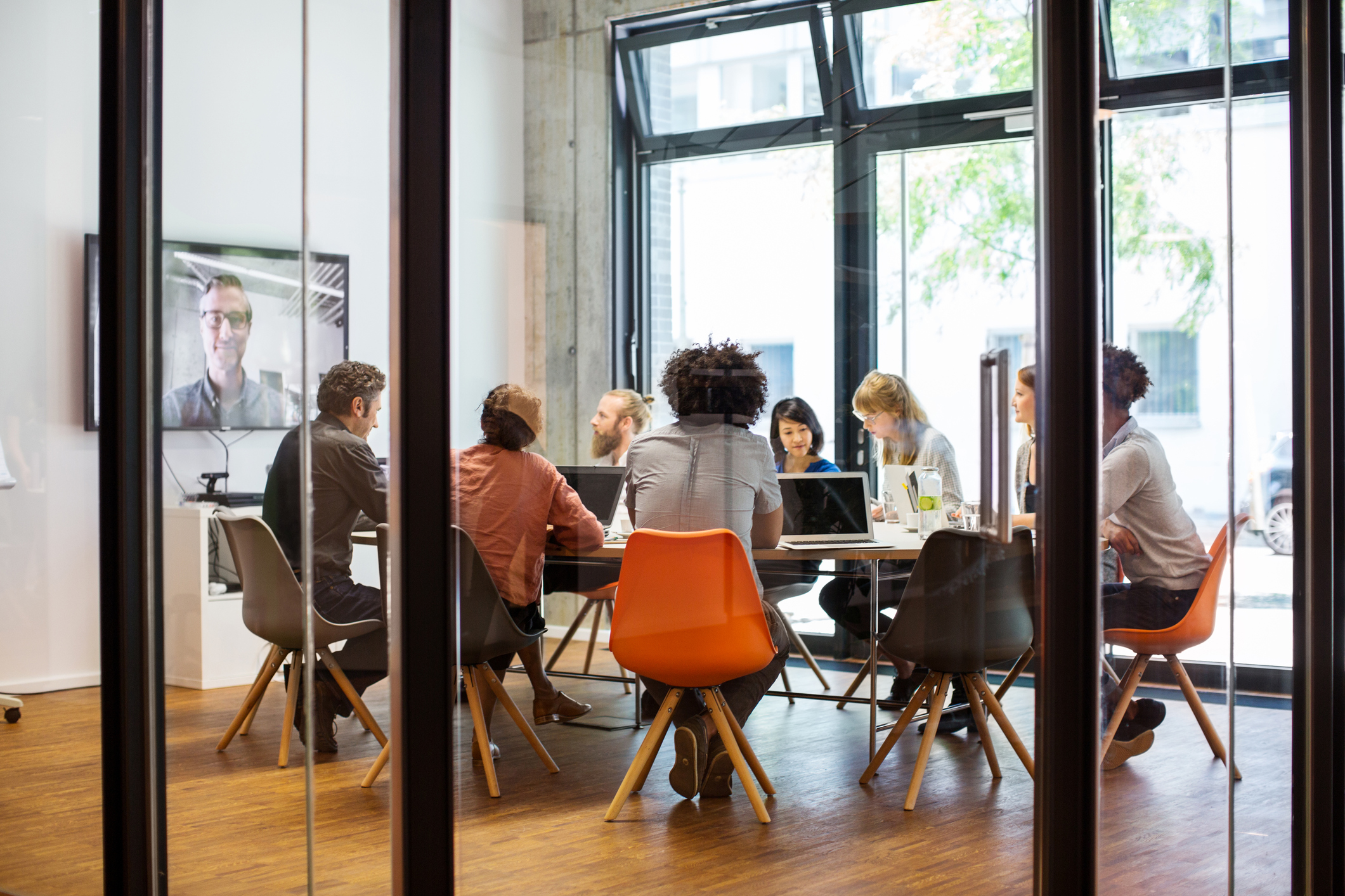 Research header image office meeting