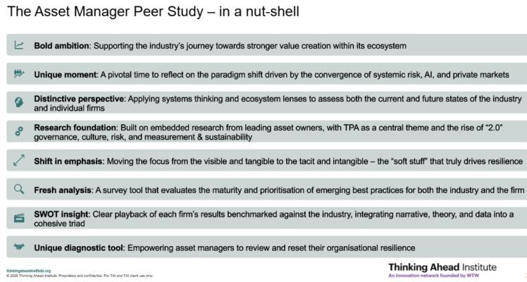 Global Asset Manager Peer Study - 2026 - Thinking Ahead Institute